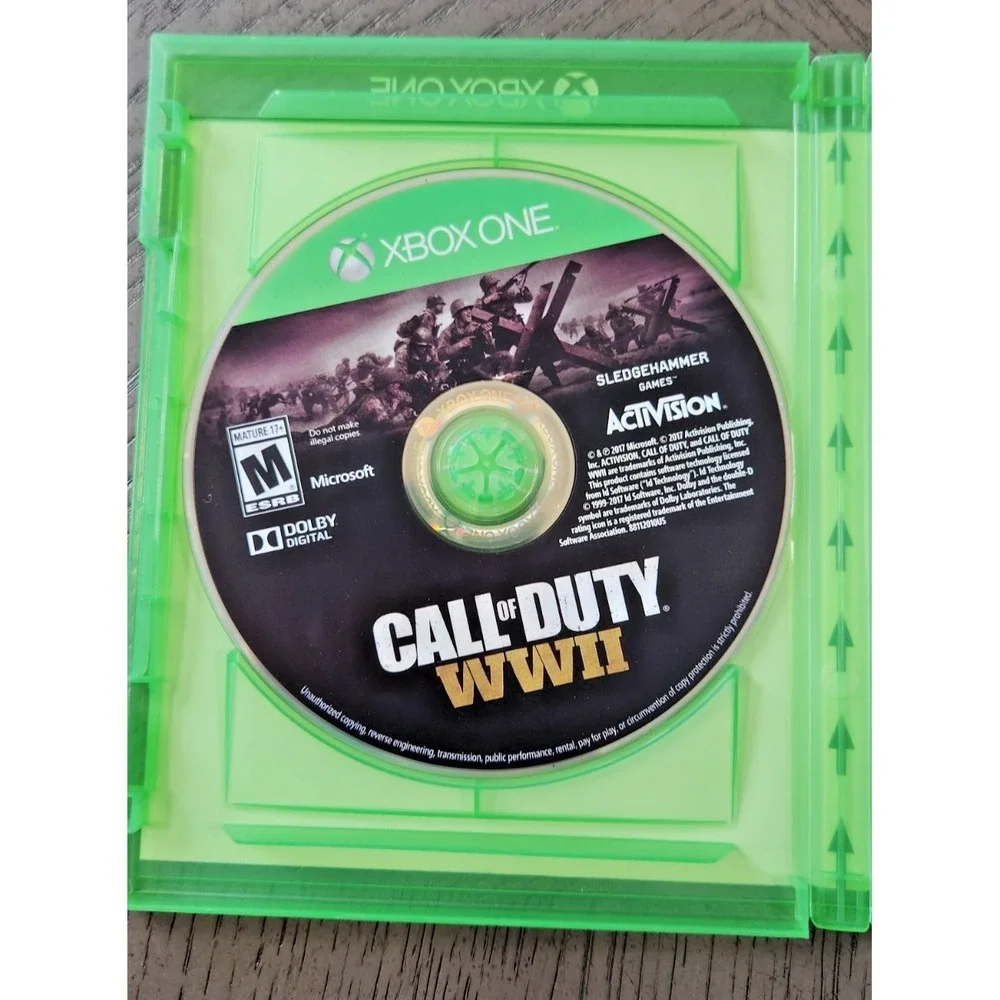 Xbox One‎ Call of Duty WWII - COD WWII Activision Shooter Game Disc